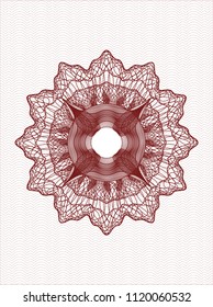 Red rosette (money style emblem)