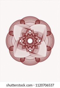 Red rosette (money style emblem)