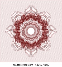 Red rosette (money style emblem)