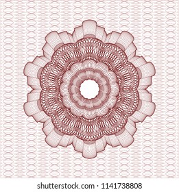 Red rosette (money style emblem)