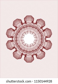Red rosette (money style emblem)