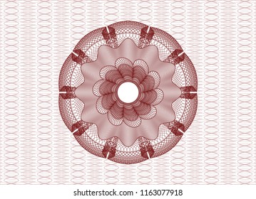 Red rosette (money style emblem)