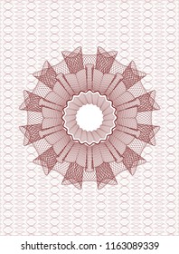 Red rosette (money style emblem)