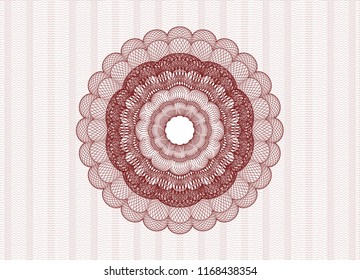 Red rosette (money style emblem)