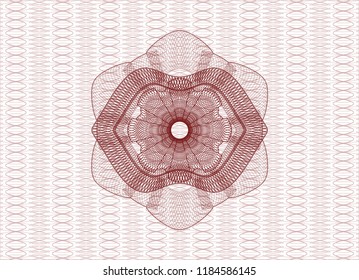 Red rosette (money style emblem)
