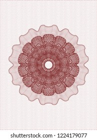 Red rosette (money style emblem)