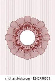 Red rosette (money style emblem)