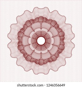 Red rosette (money style emblem)