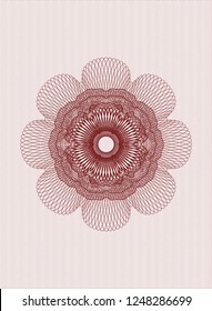 Red rosette (money style emblem)