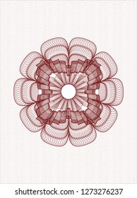 Red rosette (money style emblem)