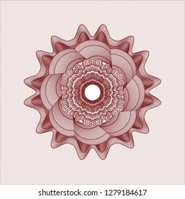 Red rosette (money style emblem)