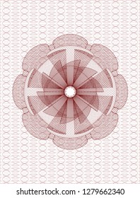 Red rosette (money style emblem)