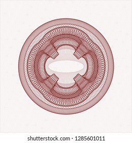 Red rosette (money style emblem)