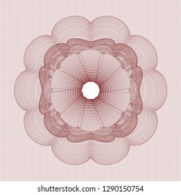 Red rosette (money style emblem)