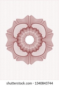 Red rosette (money style emblem)