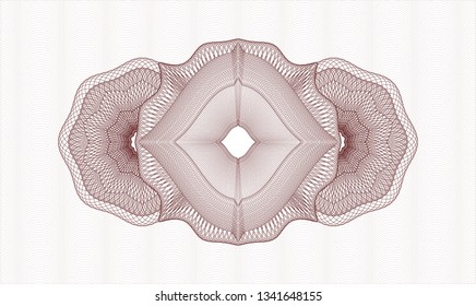 Red rosette (money style emblem)