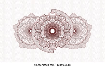 Red rosette (money style emblem)