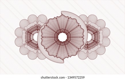 Red rosette (money style emblem)