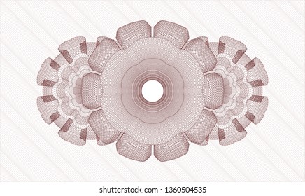Red rosette (money style emblem)