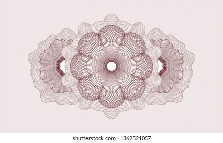 Red rosette (money style emblem)