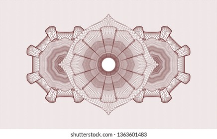 Red rosette (money style emblem)
