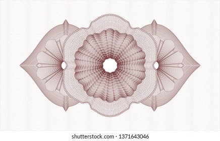 Red rosette (money style emblem)