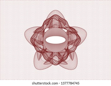 Red rosette (money style emblem)