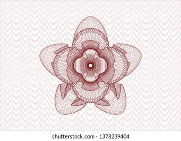 Red rosette (money style emblem)