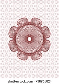 Red rosette (money style emblem)