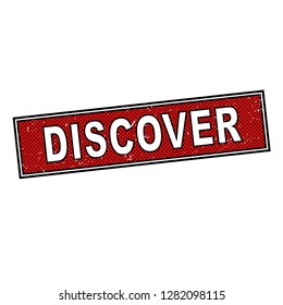 red rubber web stamp on white background
