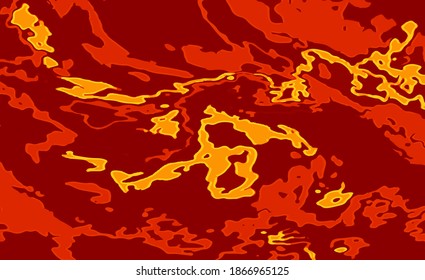 Red ruby lava grunge camouflage pattern for cloth and marble tile