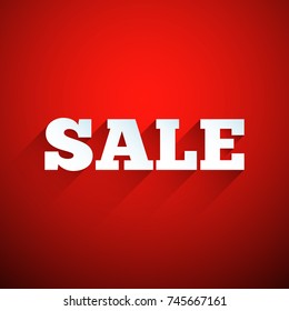 Red sale background