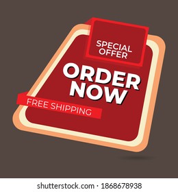 Red sale banner background. Great vector for social media, flyers, sales promotion, product marketing, fashion, food, restaurant, cafe, web, online shop etc.