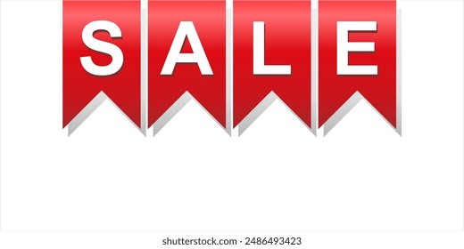 red sale banners vertical banners store shop or online shopping. design for advertising, leaflets and flyers. advertising promotion header, Gradient Label tags
