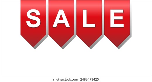 red sale banners vertical banners store shop or online shopping. design for advertising, leaflets and flyers. advertising promotion header, Gradient Label tags