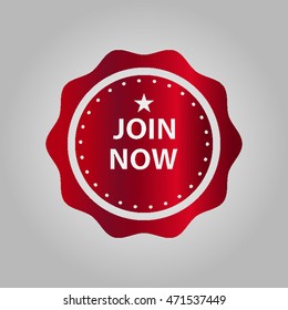 Red Sale / Discount Badge - Join Now