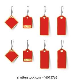 Red sale tags