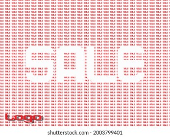 red sale vector abstract background