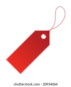 etiqueta de venta/precio/regalo rojo