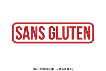 Image vectorielle  de phoque rouge Sans gluten en en caoutchouc