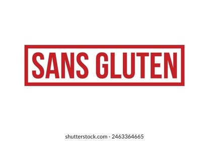 Image vectorielle  de phoque rouge Sans gluten en en caoutchouc