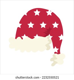 Vecino de sombreros de navidad rojo