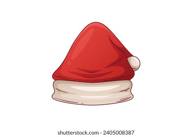 Red Santa Hat Christmas Sticker