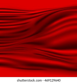 red satin fabric for the background
