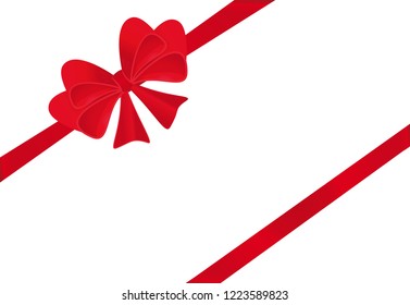 red satin ribbon