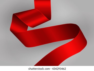 Red satin ribbon
Empty for your text and ideas