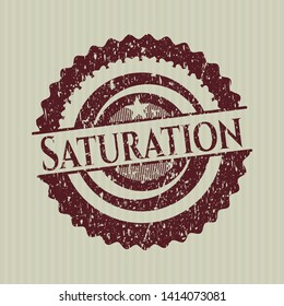 Red Saturation rubber grunge texture seal