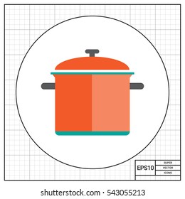 Red saucepan