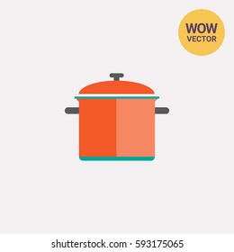 Red saucepan