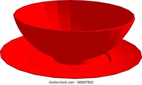 Red Saucer.